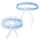 thumbnail image 1 of Minnieouse 2Pcs Women Leg Garter Belt Fashion Bridal Belts Beautiful Birthday Suspender Embroidered Accessories Lace Wedding Cosplay Type3, 1 of 6