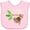 AD-Pink, variant on Inktastic Daddy's Little Monkey Boys or Girls Baby Bib