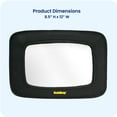 thumbnail image 6 of Goldbug 2-Piece Baby Car Seat Mirror, Rear-Facing Car Seat Mirror For Baby and Toddler, Black, 6 of 9