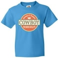 thumbnail image 3 of Inktastic Cowboy Vintage Logo Youth T-Shirt, 3 of 5