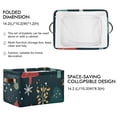 thumbnail image 3 of Christmas Trees Green Storage Bins Baskets With Handles Storage Box Clothes Organizer Organization Toys, 3 of 7