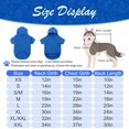 thumbnail image 3 of Sudadera con capucha para perros KOOLTAIL Basic, suave y cálida, para perros XL, azul, 3 of 8