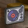 thumbnail image 3 of Turntable 3D Novelty Light Box, Audiophile Wall Light for Listening Rooms and Home Sound Spaces (Height 8 inch, 20cm), 3 of 9