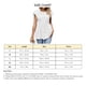 thumbnail image 3 of Mujer Túnica Fluida Tops Cuello Redondo Ojales Tops Sin Mangas Volantes Ajuste Suelto Tira De Cordones Espalda Camisas Casuales, 3 of 8