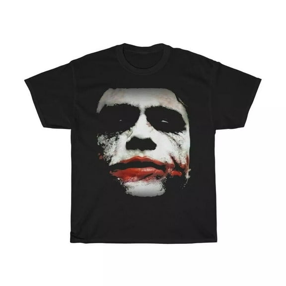 THE HEATH LEDGER JOKER DARK KNIG Unisex Tee T Shirt Made in USA