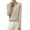 Khaki, variant on WTOBBY Women's Casual Lace V-Neck Base Layer Sweater, Knitted Long Sleeve Solid Color Top with Feminine Details, Ideal for Layering and Style,Beige L