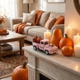 thumbnail image 4 of Anmrize Spooky Table Decor, Resin Truck Figurine, Fall Pumpkin Truck Decor Thanksgiving Mini Harvest Metal Farm Truck With 2 Pumpkins | Vintage Diecast Model for Tiered Tray Home DéCor, A-13, 4 of 8