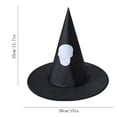 thumbnail image 2 of Decoración de Halloween Decoraciones de Halloween Sombrero de Halloween Accesorios de decoración Bruja Femenina Tocado de Bruja Adulta Vestir Sombrero de Vacaciones para niños, 2 of 2
