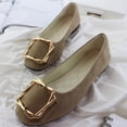 thumbnail image 4 of Vibrex Women's Flats Comfortable Casual Dressy Shoes Work Flats Office Shoes Pointed Toe Flats Spring Summer Solid Color Flat Shoes, 4 of 9