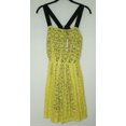 thumbnail image 2 of W118 par WALTER BAKER Noir Jaune Dentelle Margie Style Robe W7487 Plis ZIP 179, 2 of 2