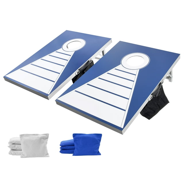 VEVOR 3x2ft Cornhole Set Portable Corn Hole Toss Game Board Aluminum with 8 Bean Bags