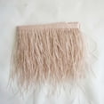 thumbnail image 6 of Efavormart 39" Dusty Rose Real Ostrich Feather Trims With Satin Ribbon Tape For Wedding Decoration, 6 of 11