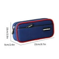thumbnail image 2 of Christmas Savings Clearance! Cbcbtwo Pencil Case, Large Capacity Solid Color Pencil Pouch Bag, Durable Portable Oxford Cloth with Zipper, Office College School Supplies for Students Adults Teens, 2 of 10