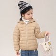 thumbnail image 5 of Zshosam Winter Coat Toddler Girl Baby-Girls And Toddler Heavy Winter Jacket,Wind-resistant Water-resistant Shell,Fleece Inner Size 12T 13T,(Khaki 12-13 Years), 5 of 8