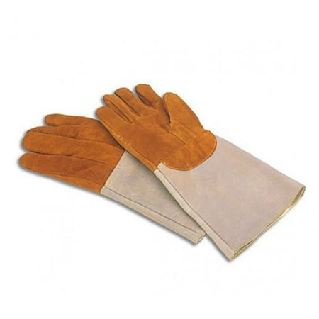 

Matfer 773012 Leather 7 3/4 Baker Gloves with Forearm Protection Each