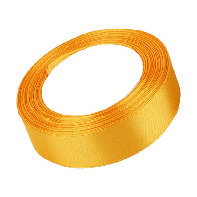 Gift Wrap Ribbon Wedding Decorations Clothes Making Supply DIY Craft Accessories Light-weight Polyester Ribbons for Ornaments Golden 16