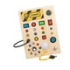 thumbnail image 1 of Tablero de actividades de madera con lámpara LED, tablero sensorial, juguetes educativos de aprendizaje temprano, regalos con interruptor, juguete Estilo B, 1 of 9