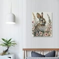 thumbnail image 4 of ARISTURING Canvas Wall Art Watercolor Rabbit Modern Animal Art Aesthetic Cute Poster Abstract Art Paintings for Living Room Bedroom Office Decor Without Frame, 4 of 5