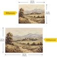 thumbnail image 5 of FREEAMG Vintage Hilly Field Puzzle 500 Pieces - Wooden Jigsaw Puzzles for Family Games - Suitable for Teenagers and Adults, 5 of 7