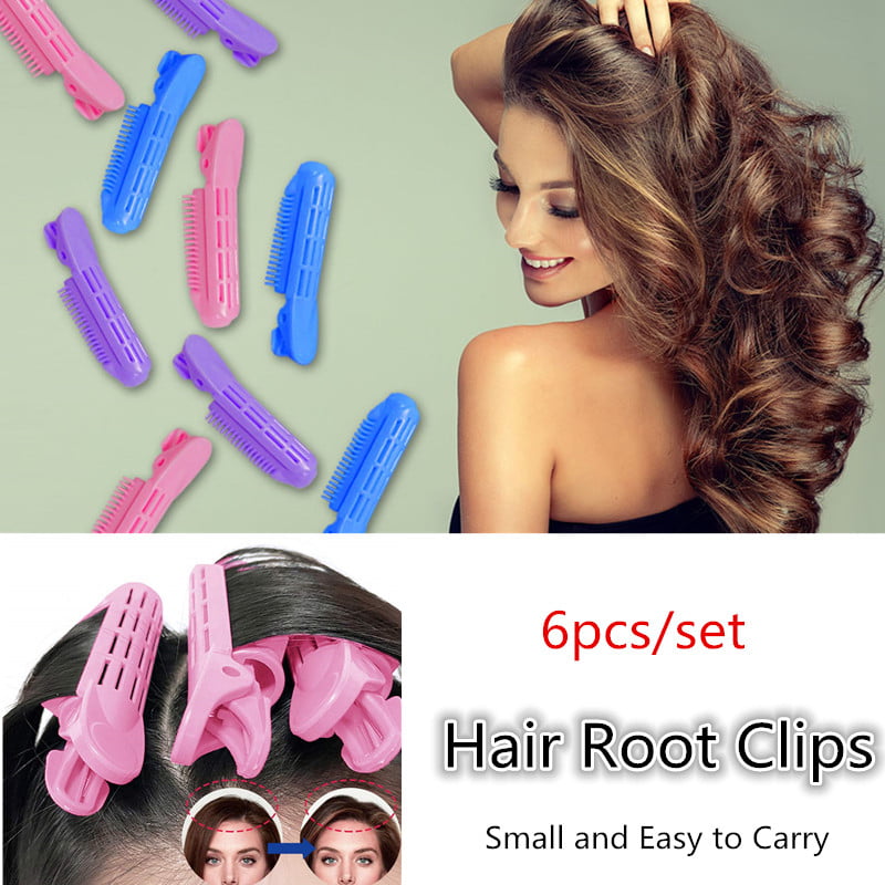 6 PCS Volumizing Hair Root Clip, Natural Fluffy Hair Clip Hair Self Grip  Root Volume Hair Curler Clip, Curly Hair Styling Tool Hair Rollers Small  And Easy to Carry Small And Easy