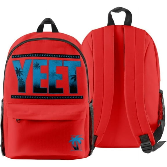 Jey USO Yeet 3D Fashion Backpack Printed Multi Zipper Pack Casual Bag