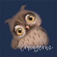 thumbnail image 2 of Great Art Now Courageous Owl by Valerie Wieners, Framed Wall Art, 14W x 14H, 2 of 3