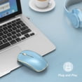 thumbnail image 2 of Mouse Inalámbrico JOYACCESS 5 Niveles DPI Silencioso Azul 11x6x2 cm, 2 of 7