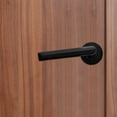 thumbnail image 2 of RUNROTOO Black Stainless Steel Door Lock with Silent Operation 1Set for Interiors, 2 of 8
