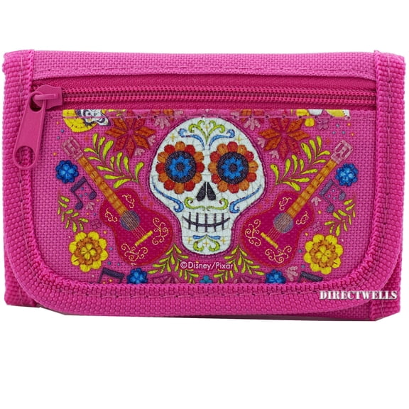 Disney Pixar Coco Juan Ortodoncia Pink Trifold Wallet
