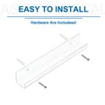 thumbnail image 4 of 10PCS Acrylic Record Wall Mount Holder, 12 Inch Clear Vinyl Record Shelf Display Floating Shelves, 4 of 7