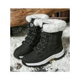 thumbnail image 4 of Gomelly Womens Snow Boots Waterproof Winter Boots Non-Slip Warm Mid-Calf Boot Black 7, 4 of 9