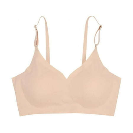

Monfince Women s Invisibles Comfort Lightly Lined Seamless Wireless Bralette Bra
