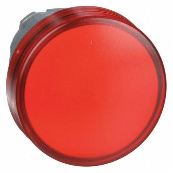 Schneider Electric Pilot Light Head, Red, LED, 22 mm ZB4BV043