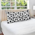 thumbnail image 4 of Coffee Beans and Cups Silhouettes Plush Pillow Cases Standard Size Ultra Soft Warm Pillowcases with Zipper 20"x26", 4 of 9