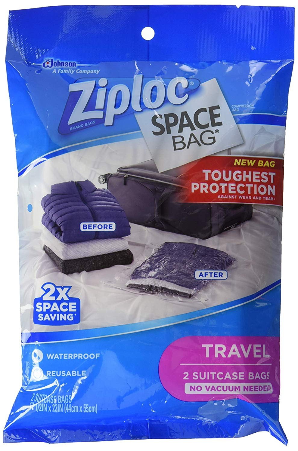 Ziploc Space Bag 6Pack Assorted Plastic Storage Bags  Lowes Canada
