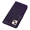 thumbnail image 6 of TECH CIRCLE for iPhone 14 Plus Case Butterfly Pattern Leather Wallet Case Cute Women Diamond Bling Cover with Card Slot Wrist Strap Kickstand Folio Flip Protective Case, Purple, 6 of 7