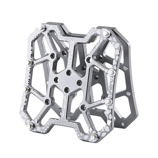 1 par de adaptadores de de Pedal sin clip, accesorios de ciclismo, bicicleta de aleación de aluminio Titanio k kusrkot Plataforma de pedal sin clip