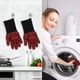 thumbnail image 4 of Guantes para barbacoa Guantes ignífugos de grado 800 resistentes al calor con revestimiento de silicona Guantes para barbacoa Weber antideslizantes Guantes para barbacoa para barbacoa, barbacoa,, 4 of 5