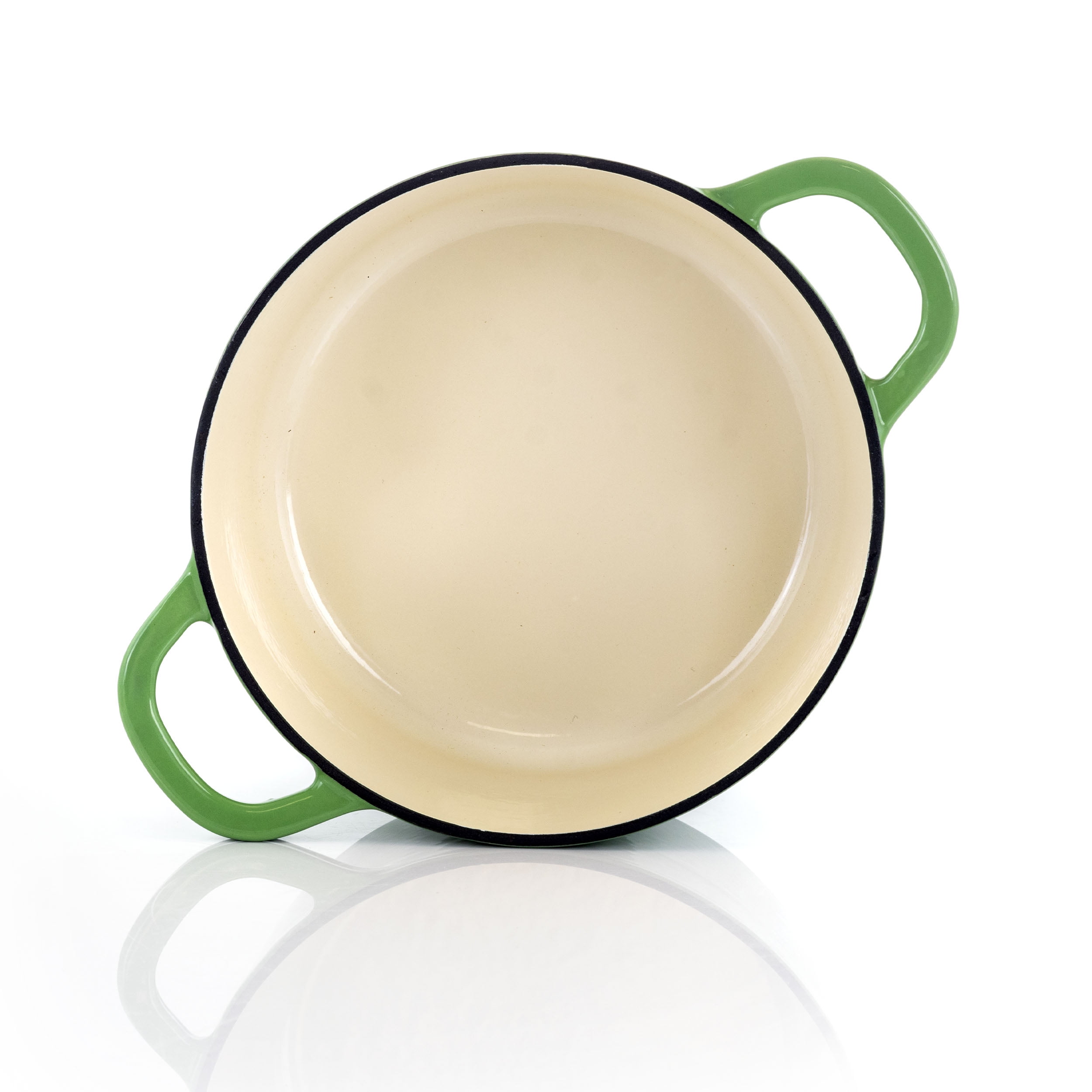 Crock-Pot Artisan 2 Piece 3 Quarts Enameled Cast Iron Dutch Oven in Pistachio Green