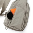 thumbnail image 4 of Bandolera ODODOS Daily Waterproof Nylon Taupe, 4 of 6