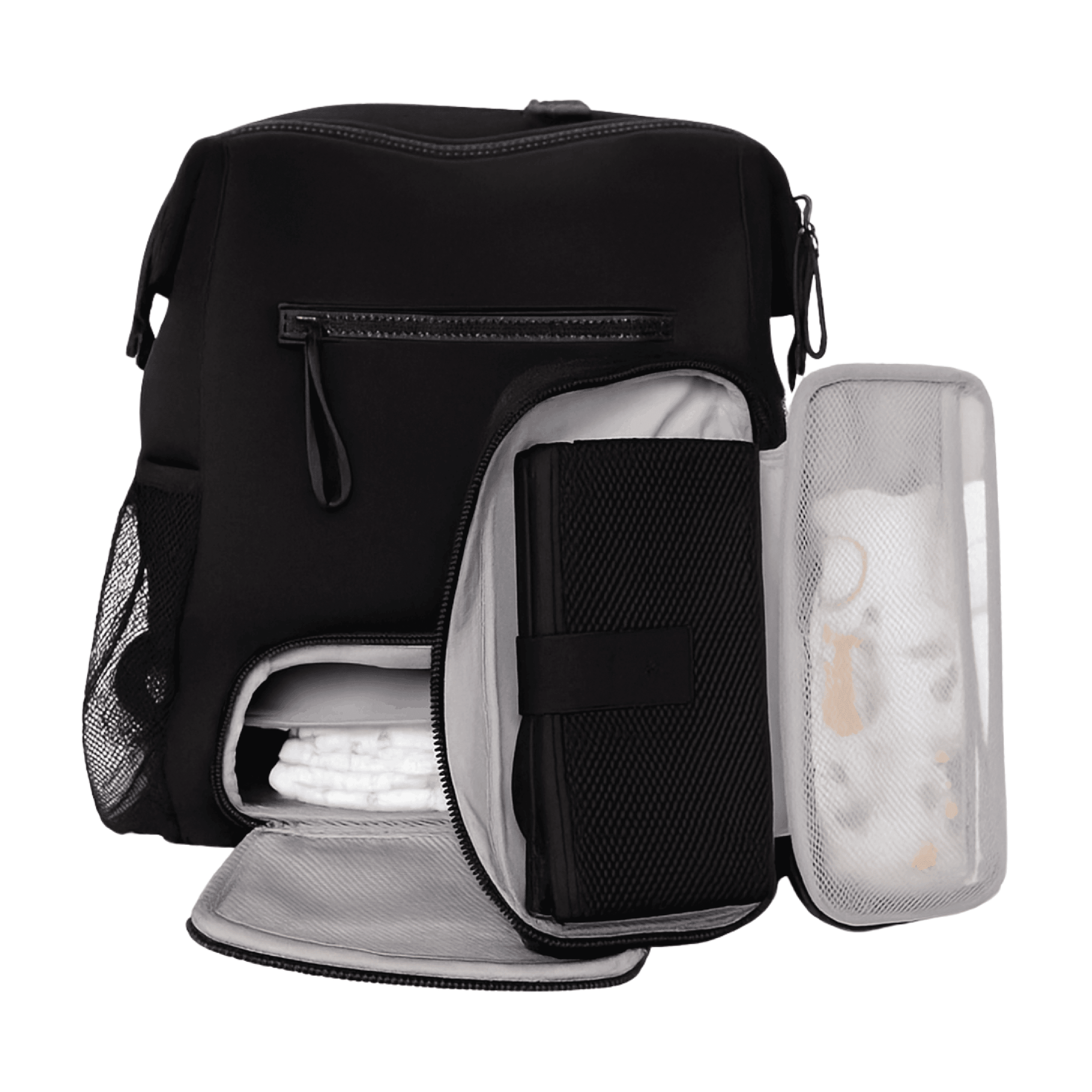 Colugo Lightweight Neoprene Parent Diaper Backpack with Changing Pad and Adjustable Pouches