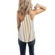 thumbnail image 3 of Blusas sin mangas informales sueltas con cuello redondo y estampado de rayas para mujer Pompotops lopia995171, 3 of 7