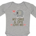 thumbnail image 4 of Inktastic Oma and Opa Love Me Boys or Girls Long Sleeve Baby Bodysuit, 4 of 5