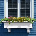 thumbnail image 3 of Pemberly Row 4ft Weatherproof Traditional Vinyl Window Box in White, 3 of 8