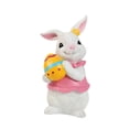 thumbnail image 4 of Figura de conejo de Pascua, adorno decorativo, estatua de conejo de primavera, escultura para amigo, niño y niña, regalo de cumpleaños, mesa, festival Conejo de huevo, 4 of 8