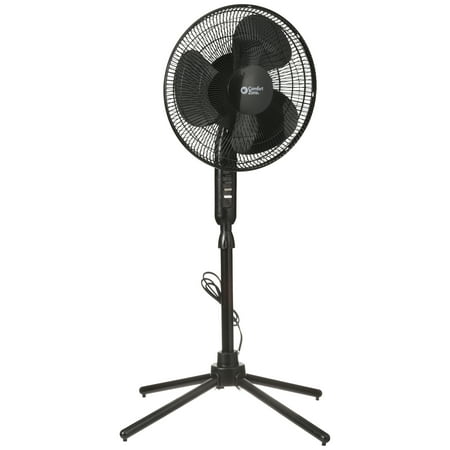 Tropical Pedestal - Comfort Zone® Oscillating Pedestal Fan 16 in. Box