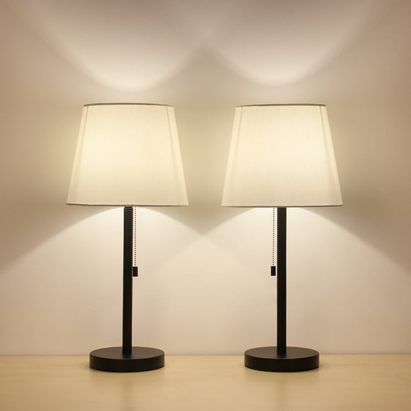 Two Pull Chain Table Lamps