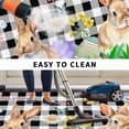 thumbnail image 4 of Easter Bunny Outdoor Rug 3x5 Ft, Non Slip Washable Area Rug, Spring Easter Eggs Chicken Black White Plaid Patio Rugs Carpet Runner, Large Floor Mat for Indoor/Outdoor Deck Porch Camping, 4 of 8