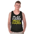 thumbnail image 5 of Play Hard Pray Hard Christian Faith Tank Top T Shirts Men Women Brisco Brands S, 5 of 6