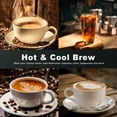 thumbnail image 7 of Bluebow All-in-One Espresso Machine with Grinder, 20-Bar Automatic Coffee Maker, Built-in Milk Frother for Latte & Cappuccino, Single/Double Shot, 7 of 7